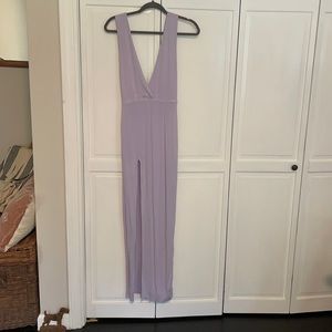 Light purple maxi dress